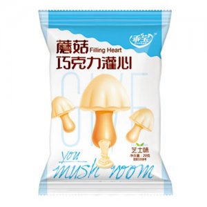 乖寶蘑菇巧克力灌心芝士味20g