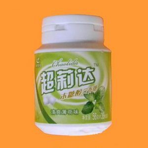 超莉達(dá)木糖醇口香糖清爽薄荷味