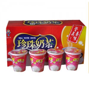 頂呱呱奇異鳥(niǎo)-75g杯裝奶茶（草莓味)