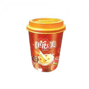 伊心美經典草莓杯裝奶茶