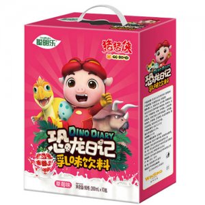 豬豬俠乳味飲料草莓味200mlx10瓶