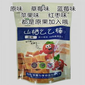 田園風(fēng)情山楂么么棒藍莓味200g