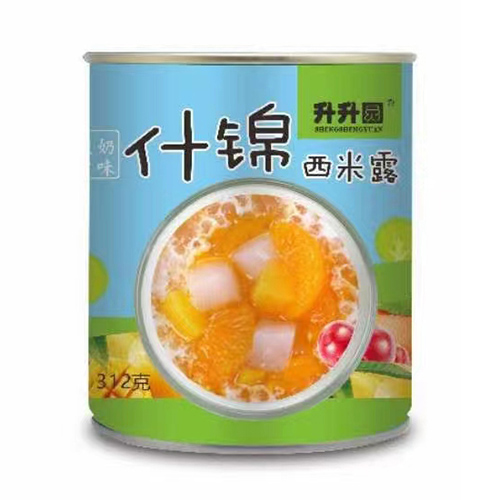 什錦西米露水果罐頭貼牌代加工定制,嚴格把控產品品質