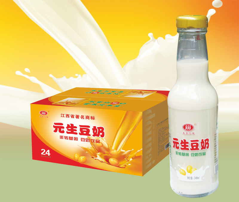 營養早餐豆奶植物蛋白飲品豆奶飲料貼牌定制