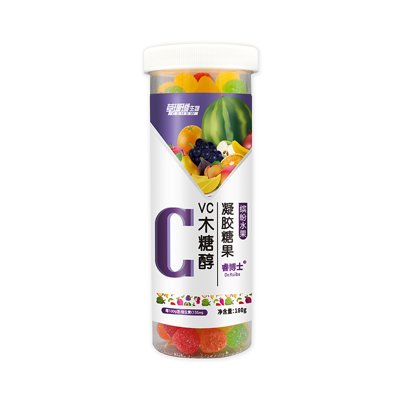 VC木糖醇軟糖代加工生產?客戶都認可!品質好