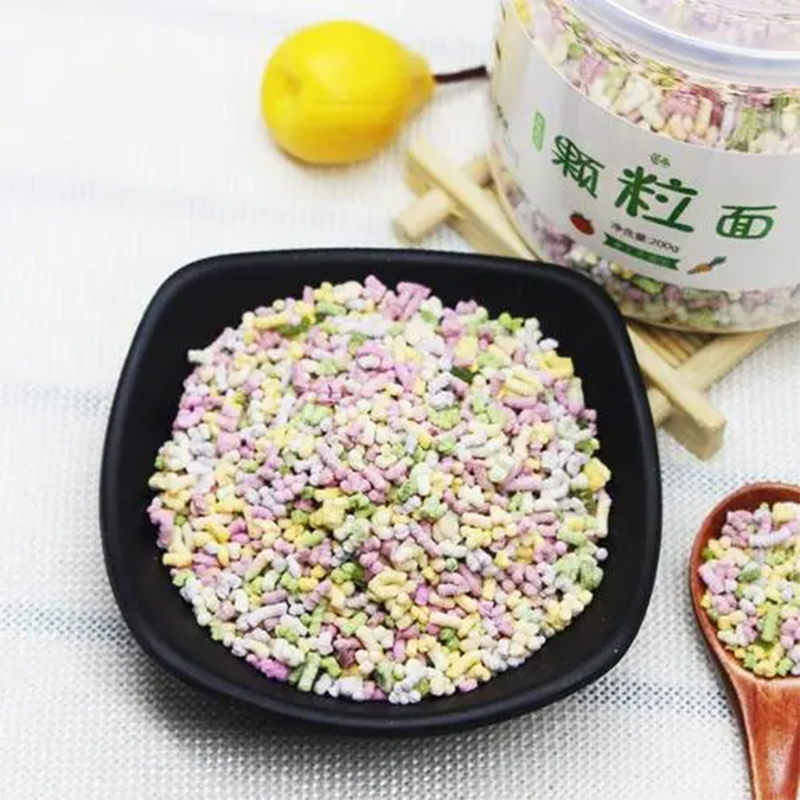 多彩果蔬顆粒面貼牌代加工 營養面OEM