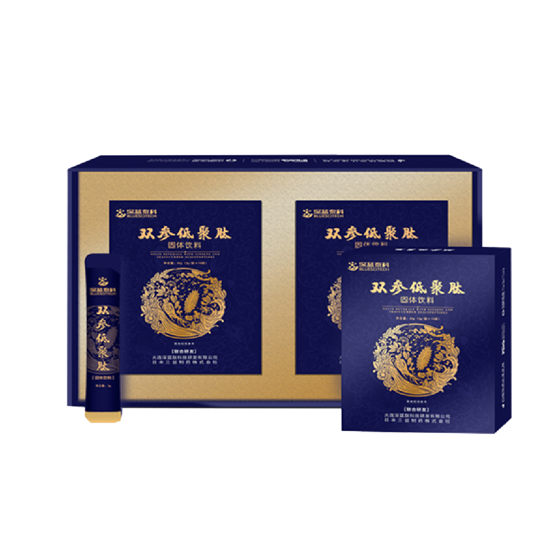 雙參低聚肽固體飲料OEM 特膳食品海參肽海洋肽中藥肽一站式定制代加工