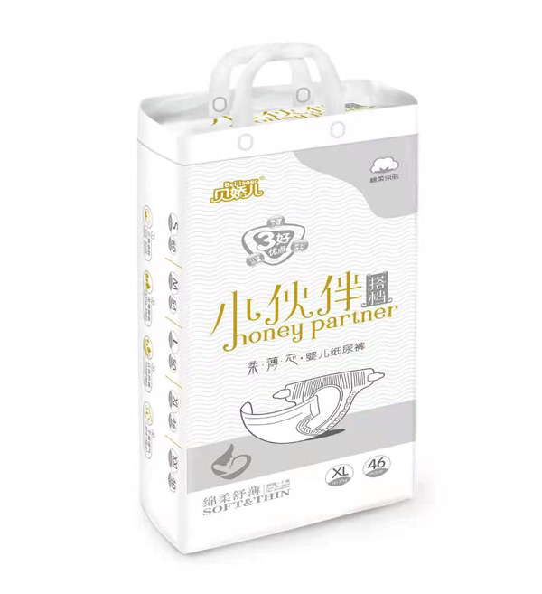貝嬌兒小伙伴搭檔柔薄芯紙尿褲XL46.jpg