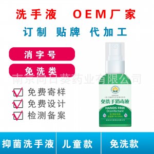 成人抑菌消毒洗手液貼牌加工OEMOEM代加工