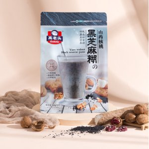 高老頭山藥核桃黑芝麻糊350gOEM代加工