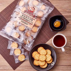 冬己餅干106g一包咸蛋黃黑糖麥芽餅干 貼牌OEM/ODM
