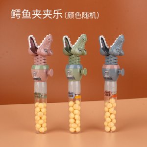 玩具創(chuàng)意糖果伸縮鯊魚貼牌定制代加工