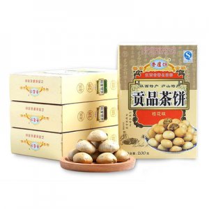 桂花貢品茶餅200g貼牌OEM/ODM