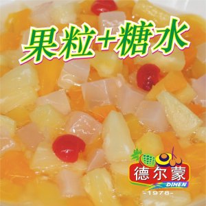雜果罐頭850克X24裝貼牌定制代加工