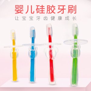 童用品硅膠牙刷貼牌定制代加工