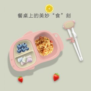 卡通喂養餐盤輔食碗貼牌定制代加工