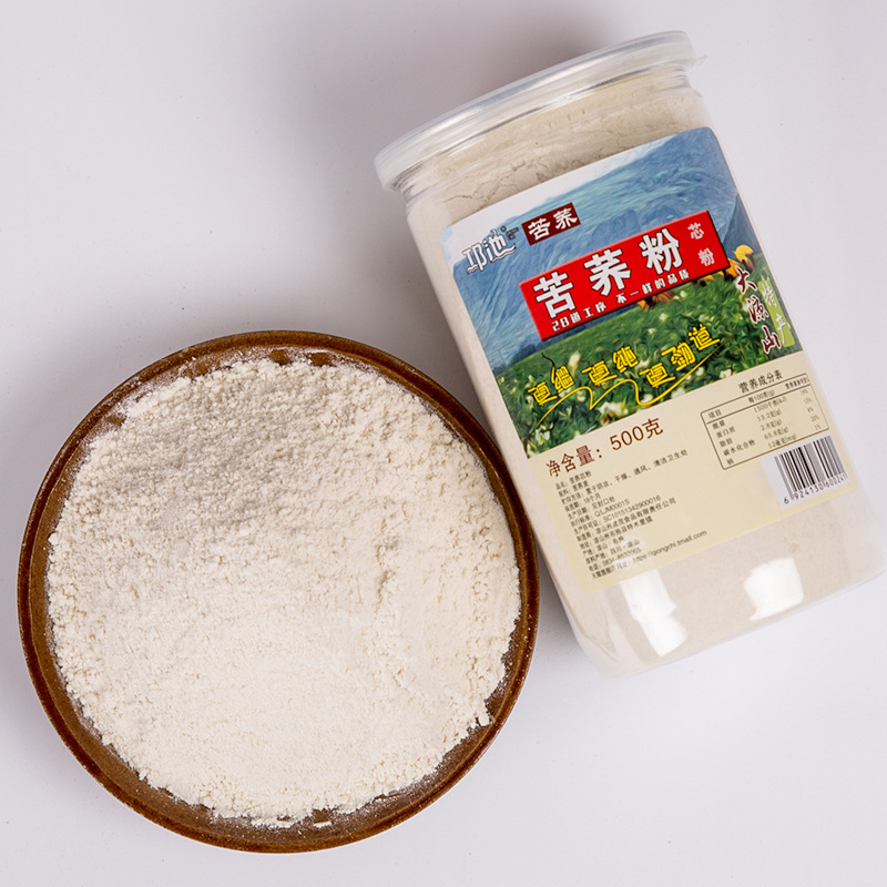 特產級苦蕎芯粉500g罐代加工貼牌OEM/ODM