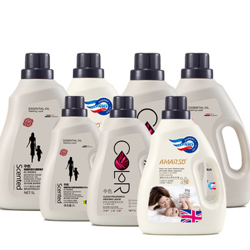 代加工貼牌護(hù)手清新潔凈香氛2L瓶裝洗衣液 洗護(hù)日用品oem生產(chǎn)廠家貼牌OEM/ODM
