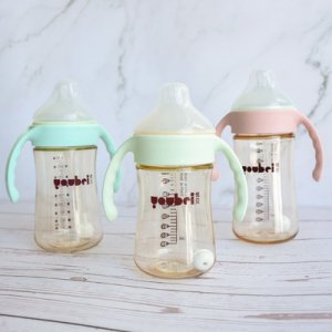 優(yōu)貝youbei 大寬口徑ppsu奶瓶 仿母乳奶瓶防脹氣防摔奶瓶貼牌定制代加工