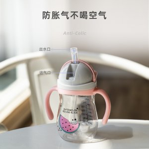 吸管式防漏tritan學(xué)飲杯貼牌定制代加工