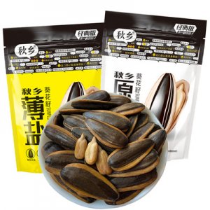 秋鄉焦糖瓜子散裝5斤山核桃味奶油生五香原葵花籽袋裝可OEM/ODM代工