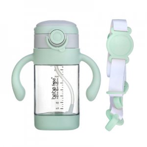 舒心比比吊帶學飲杯 tritan硅膠液態手柄可背耐高溫水杯代加工貼牌OEM/ODM