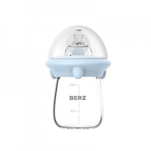 BERZ貝氏防脹氣奶瓶用品180ml新生兒奶瓶寬口徑玻璃奶瓶貼牌定制代加工