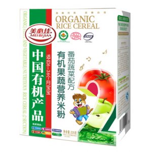 美必佳品牌225克有機米番茄蔬菜營養米粉可OEM/ODM代工