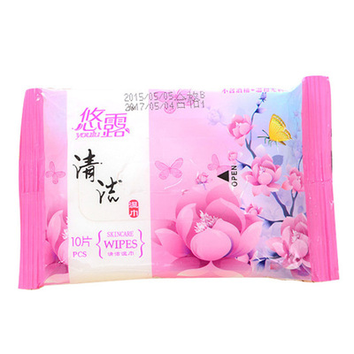 花香無(wú)紡布清潔濕巾可OEM/ODM代工