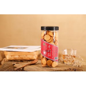 原味圓形狀餅干貼牌定制代加工