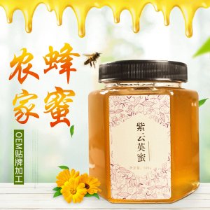 紫云英蜜農家500g蜜OEM/ODM定制代加工