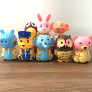 艾嬰堡創(chuàng)意大象120克多款動(dòng)物瓶小饅頭蛋酥 玩具小零食 食OEM代加工