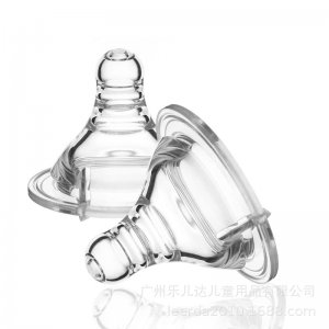 奶嘴寬口徑罐裝散裝100個十字孔自然乳感奶嘴貼牌OEM/ODM