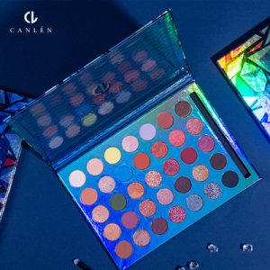 35色大盤(pán)眼影盤(pán)貼牌OEM/ODM