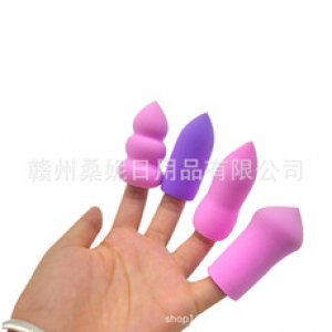 手指套粉撲海綿頭貼牌定制代加工