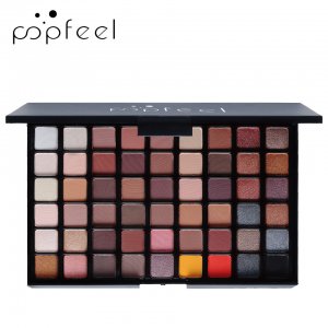 POPFEEL 54色眼影盤OEM/ODM定制代加工