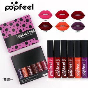 popfeel 6支口紅代加工貼牌OEM/ODM