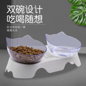 貓碗狗碗雙碗斜口單碗代加工貼牌OEM/ODM