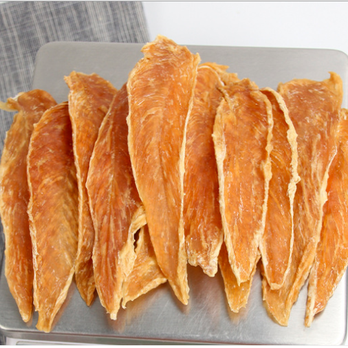 蕊迪寵物狗狗零食風(fēng)干無(wú)添雞小胸+代加工廠家,親身見(jiàn)證加工流程