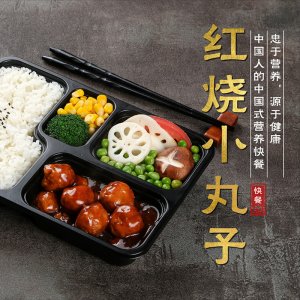 半成品紅燒小獅子頭蓋澆飯速食外賣料理包OEM代加工