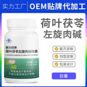左旋肉堿荷葉茯苓藍帽保健品代加工貼牌OEM/ODM