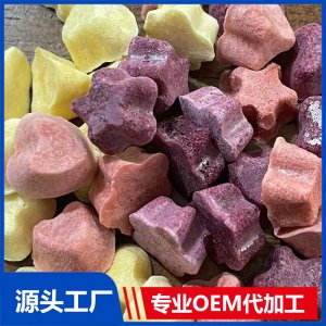 水果溶豆OEM/ODM零食貼牌代工口味造型定制