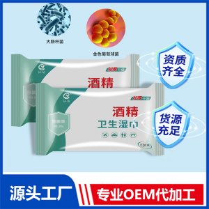 酒精衛生濕巾OEM/ODM貼牌代工批發定制源頭廠家