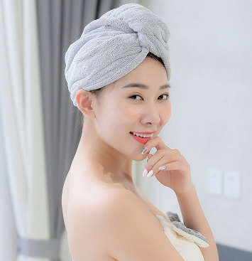 賽奧 加厚高密珊瑚絨干發(fā)帽女 型號(hào)gBi90aMn5 柔軟吸水一次性印花OEM代加工