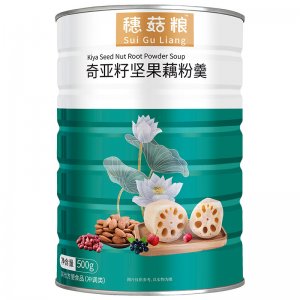 穗菇糧奇亞籽堅果藕粉羹代餐沖飲源頭工廠藕粉堅果羹一件批發代發