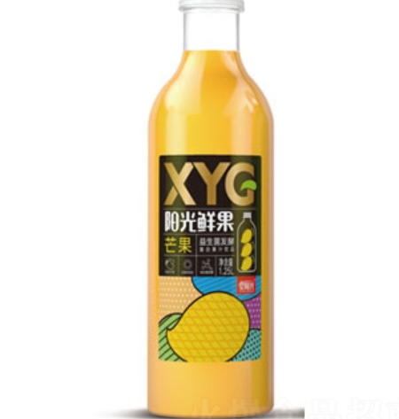 芒果益生菌發酵復合果汁飲品1.25L（瓶）OEM代加工