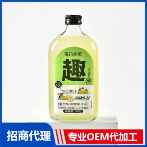 每日初鮮復合庫爾勒香梨汁OEM代加工 復合果汁貼牌定制源頭廠家