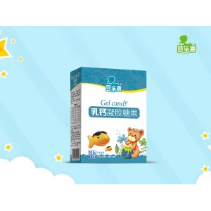 乳鈣凝膠糖果 紙盒裝OEM/ODM貼牌代加工批發定制