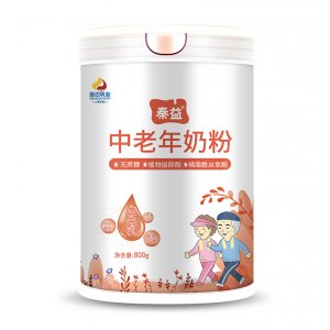 秦益中老年奶粉 800克OEM/ODM貼牌代加工批發(fā)定制源頭廠家