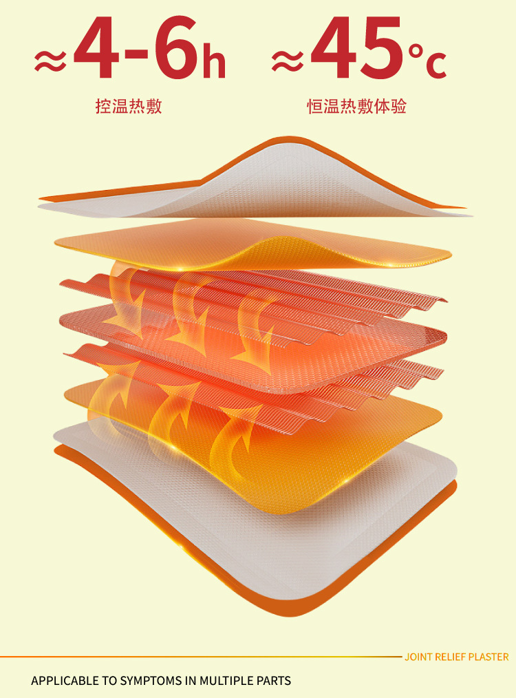 氨糖艾灸貼艾草貼頸椎腰椎不適全身通用膏藥貼跨境代加工一件代發